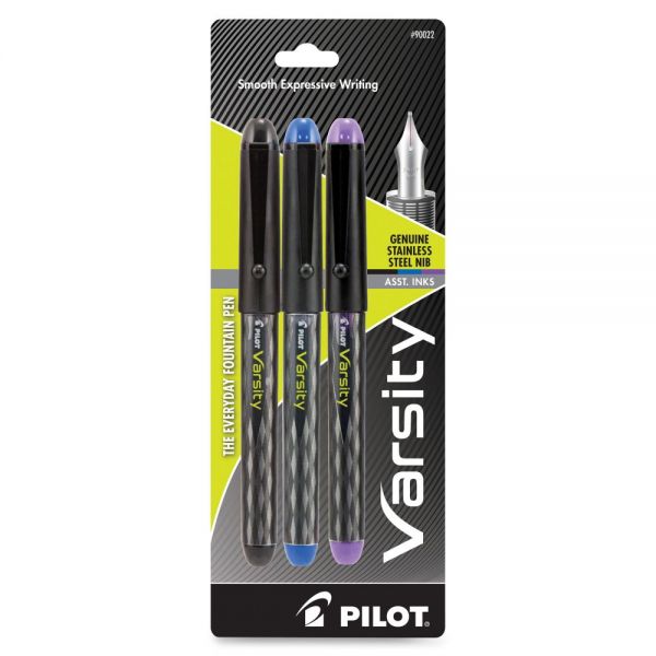 PIL90022 Pilot Varsity Disposable Fountain Stick Pens