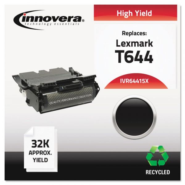 IVR64415X Innovera Remanufactured 64415XA (T644) High-Yield Toner, Black