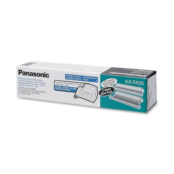 PANKXFA55 Panasonic KXFA55 Film Roll Refill, 2/Box
