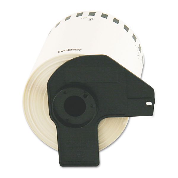 BRTDK2243 Brother Continuous Length Shipping Label Tape for QL-1050, 4" x 100 ft Roll, White