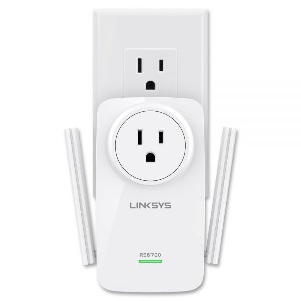 LNKRE6700 Linksys RE6700 IEEE 802.11ac 1.17 Gbit/s Wireless Range Extender