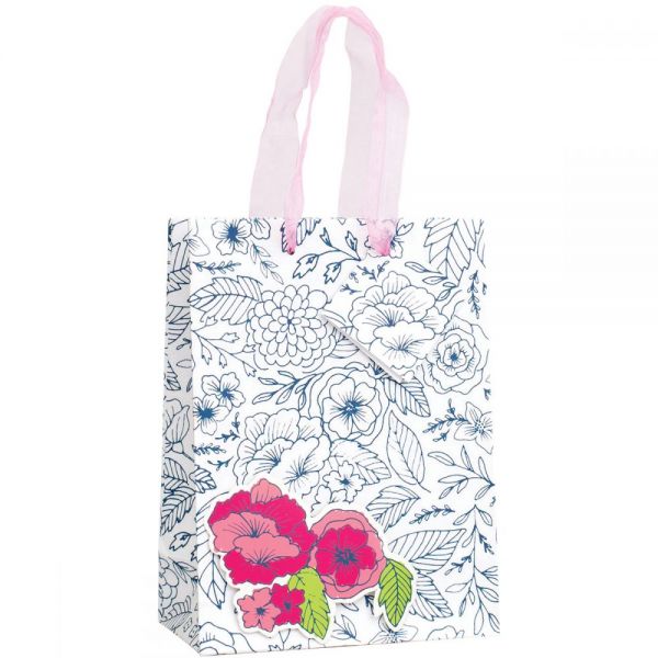 NOTM289758 Gift Bag W/Ribbon Handles & Gift Card 6.5"X7.5"X3"