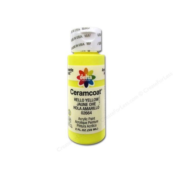 NOTM319976 Ceramcoat Hello Yellow Acrylic Paint