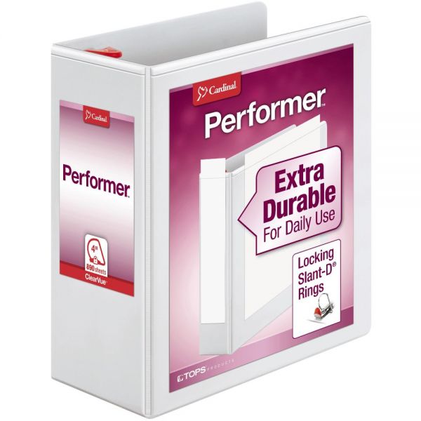 CRD19050 Cardinal XtraValue 4" 3-Ring View Binder