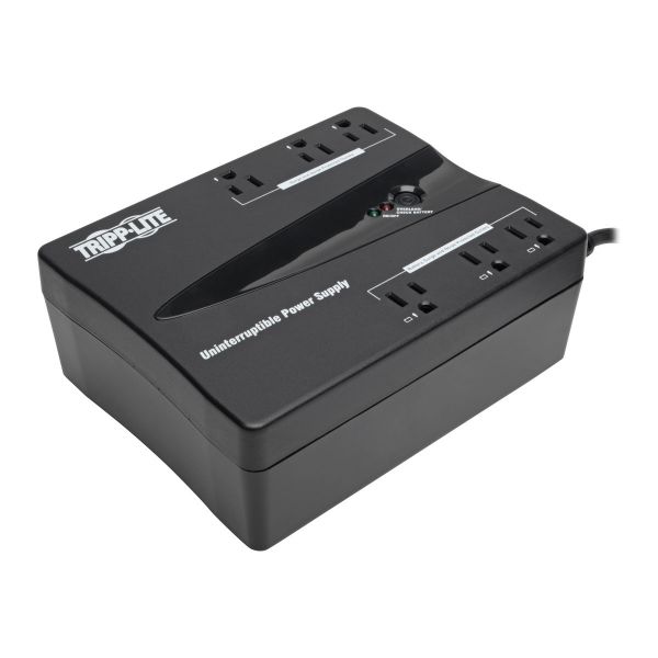 TRPBC350 Tripp Lite UPS 350VA 180W Desktop PC / MAC Battery Back Up Compact 120V 6 Outlets