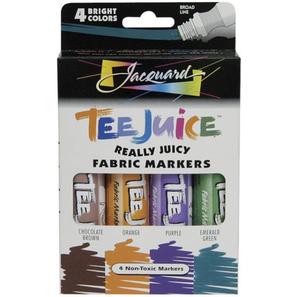 NOTM323976 Tee Juice Fabric Markers 4/Pkg
