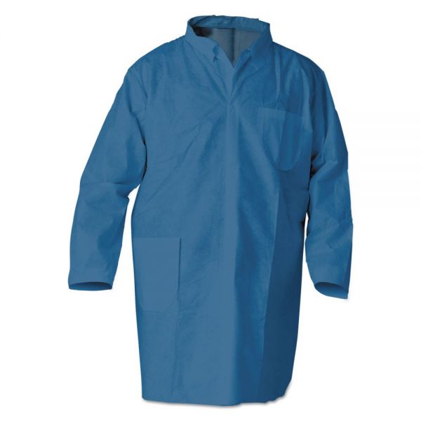 KCC23873 KleenGuard* A20 Breathable Particle Protection Professional Jacket, Large, Blue, 15/Carton