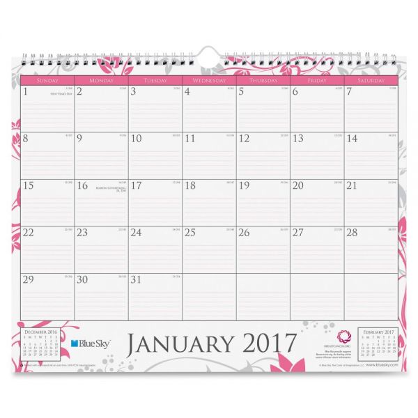 BLS18033 Blue Sky BCA Alexandra Monthly Wall Calendar