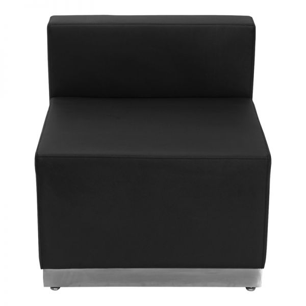 FHFZB803CHAIRBKGG Flash Furniture Alon Series Black Leather Chair