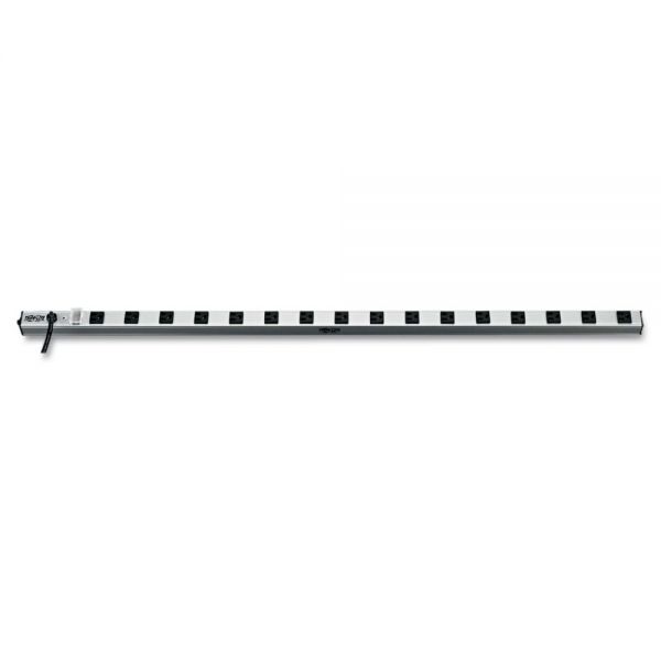 TRPPS4816 Tripp Lite Vertical Power Strip, 16 Outlets, 1 1/2 x 48 x 1/2, 15 ft Cord, Silver