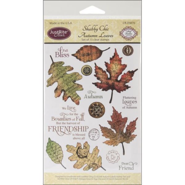 NOTM259600 JustRite Papercraft Clear Stamp Set 4"X6"