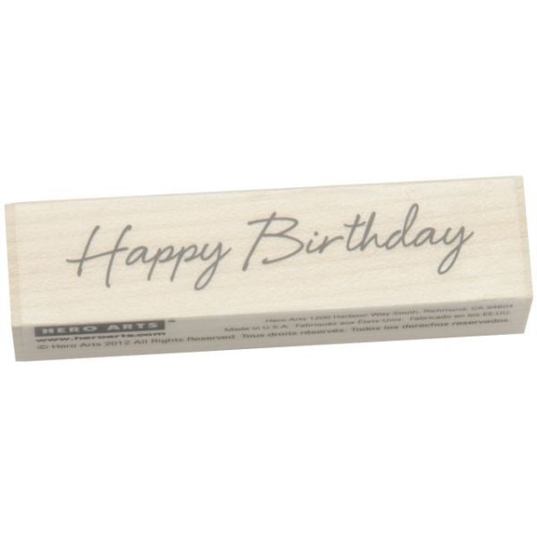 NOTM214212 Hero Arts Mounted Rubber Stamps .5"X3"
