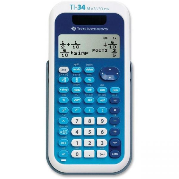 TEXTI34MV Texas Instruments TI-34 MultiView Scientific Calculator