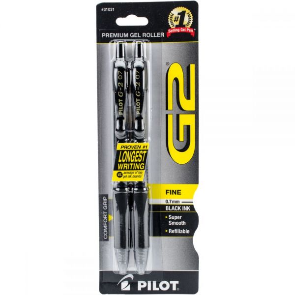 NOTM351893 G2 Premium Gel Rolling Ball Fine .7mm 2/Pkg