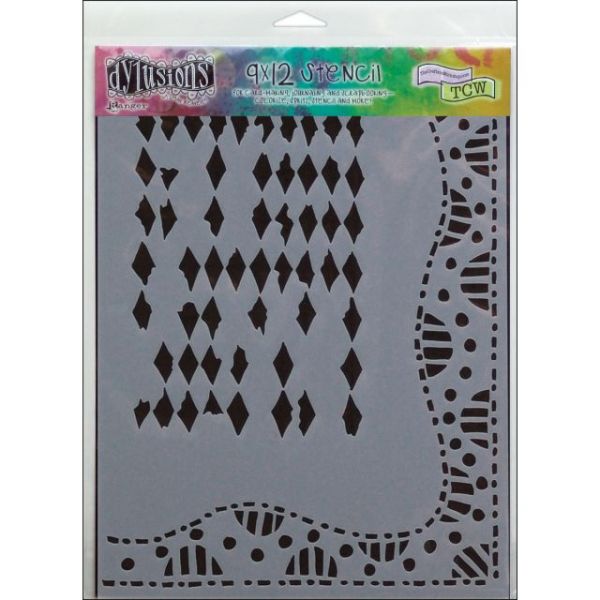 NOTM215810 Dyan Reaveley's Dylusions Stencils 9"X12"
