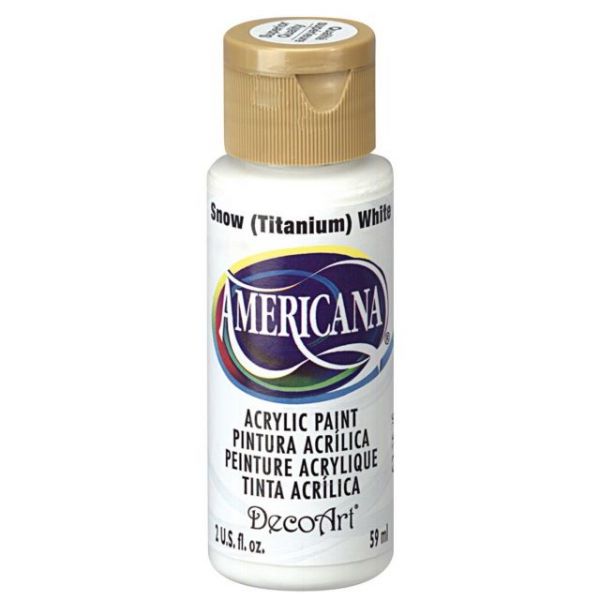 NOTM132235 Deco Art Americana Snow White Acrylic Paint