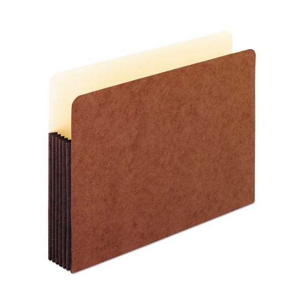 PFX35344 Pendaflex Watershed 5 1/4 Inch Expansion File Pockets, Straight Cut, Letter, Redrope