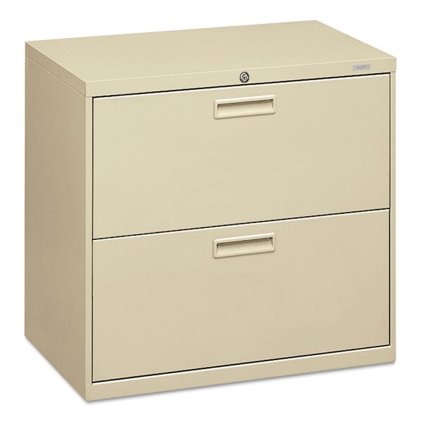 HON572LL HON 500 Series Two-Drawer Lateral File, 30w x 19-1/4d x 28-3/8h, Putty
