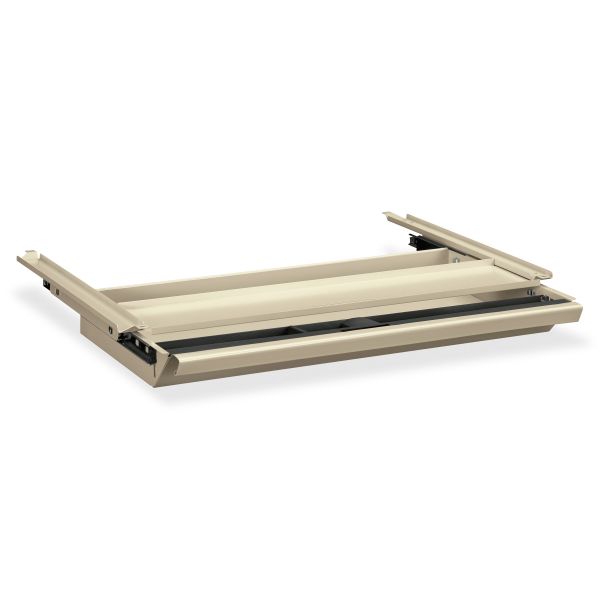 HOND8L HON Center Drawer With Core Removable Locks, Metal, 24-3/4 x 14-3/4 x 3, Putty