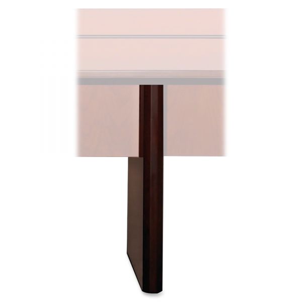 MLNCMTLCRY Mayline Corsica Conference Series Modular Table Center Leg, Sierra Cherry