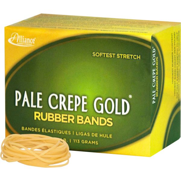 ALL20169 Pale Crepe Gold #16 Rubber Bands