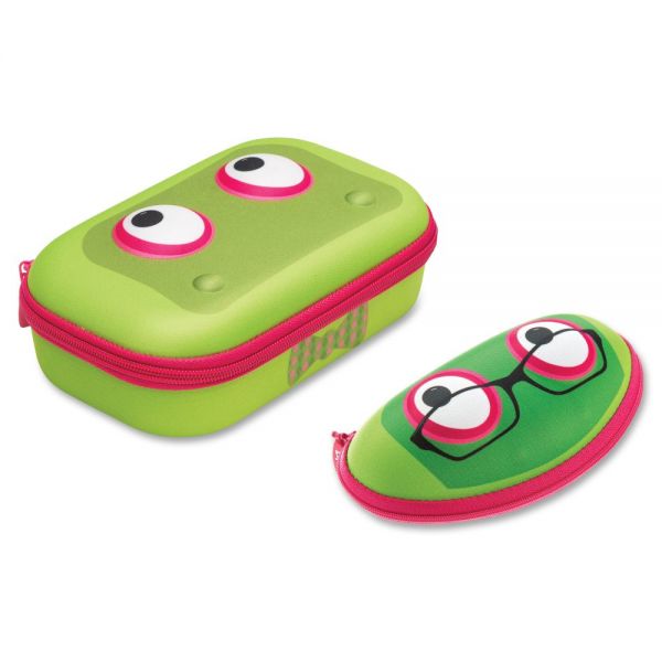 ZITZBBGRSPR ZIPIT Beast Box Pencil Pouch & Carrying Case for Eyeglasses