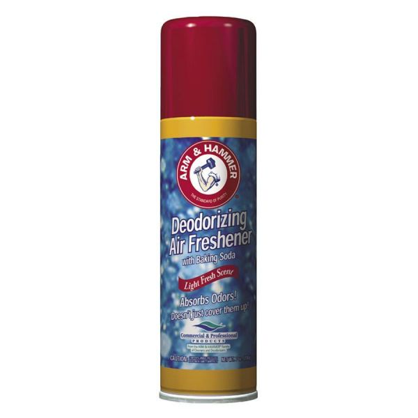 CDC3320094170 Arm & Hammer Baking Soda Air Freshener, Aerosol, Light Fresh Scent, 7oz
