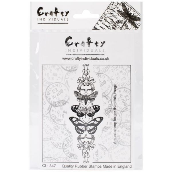 NOTM082640 Crafty Individuals Unmounted Rubber Stamp 4.75"X7" Pkg