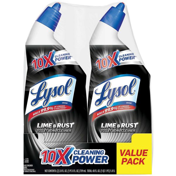 RAC89957 LYSOL Brand Disinfectant Toilet Bowl Cleaner with Lime & Rust Remover