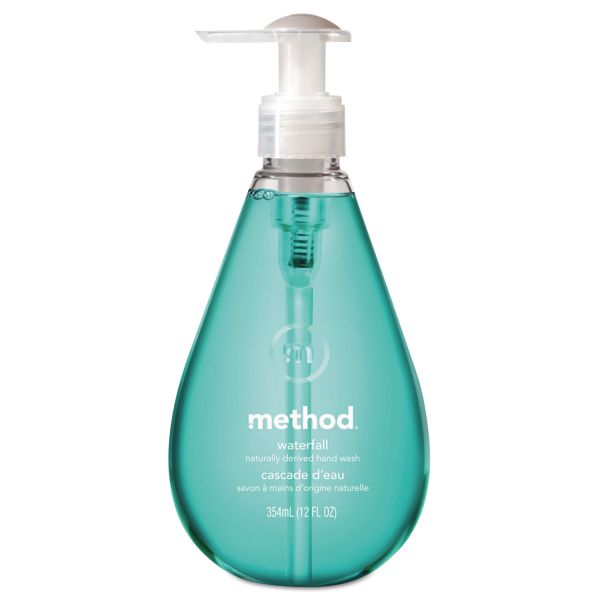 MTH00379 Method Gel Hand Wash, Waterfall, 12 oz Pump Bottle