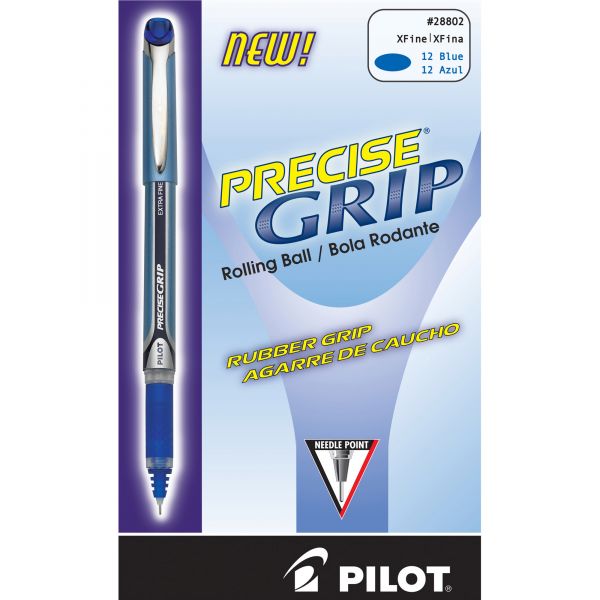 PIL28802DZ Pilot Precise Grip Extra-Fine Rollerball Pens