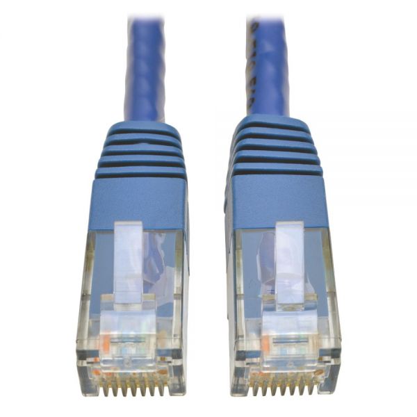 SYNX4496527 Tripp Lite Cat6 Gigabit Molded Patch Cable RJ45 M/M 550MHz 24 AWG Blue 2'