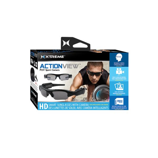 SYNX4516554 Xtreme Cables ACTIONVIEW Digital Camcorder - HD - Black