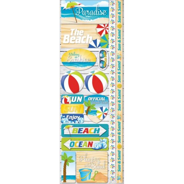 NOTM376169 Signature Series Cardstock Combo Sticker 4.25"X12"