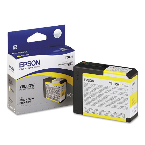 EPST580400 Epson T580400 UltraChrome K3 Ink, Yellow