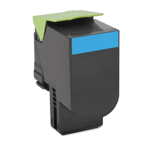 LEX70C1HC0 Lexmark 70C1HC0 High-Yield Toner, 3000 Page-Yield, Cyan