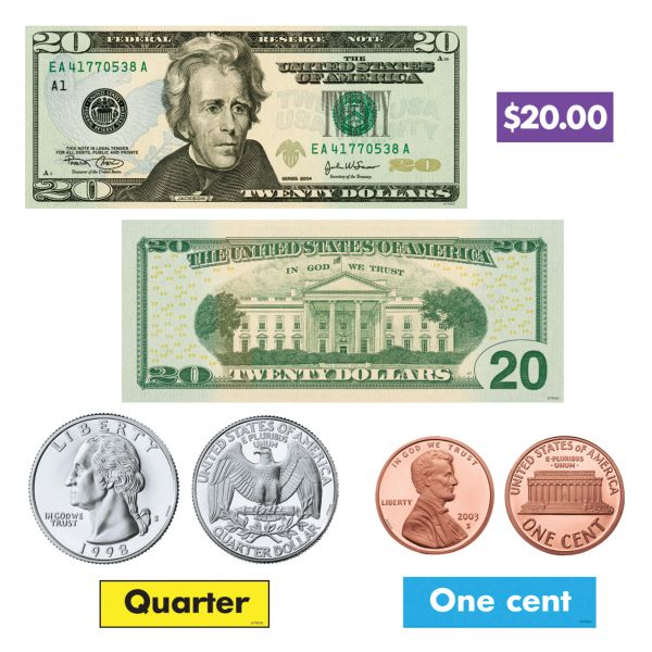 TEP8142 Trend US Money Bulletin Board Set