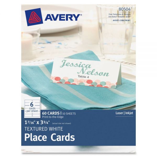 AVE80504 Avery Laser, Inkjet Print Tent Card