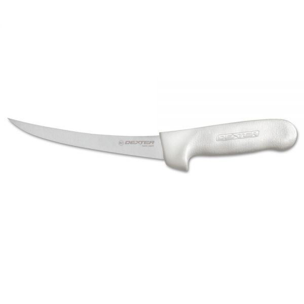 DXX01483 Dexter Sani-Safe Boning Knife, Flexible Curve, Polypropylene Handle, 6"