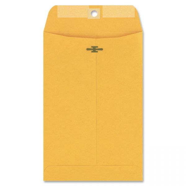 QUACO955 Quality Park Gummed 6" x 9" Clasp Envelopes