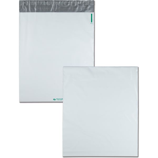 QUA46393 Quality Park Redi Strip Poly Expansion Mailer, 13 x 16 x 2, White, 100/Carton