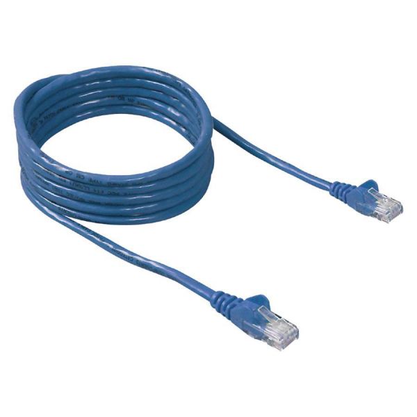 BLKA3L85014BLS Belkin RJ45 FastCat 5 Snagless Patch Cables