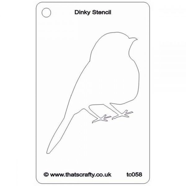 NOTM370068 That's Crafty Dinky Stencil 3"X4.75"
