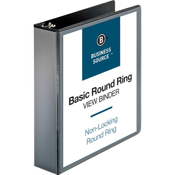 BSN09956 Business Source 2" 3-Ring View Binder