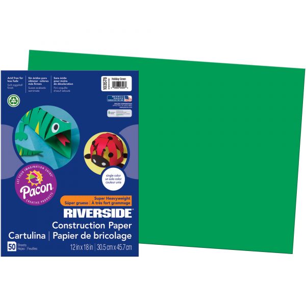 PAC103578 Pacon Green Construction Paper