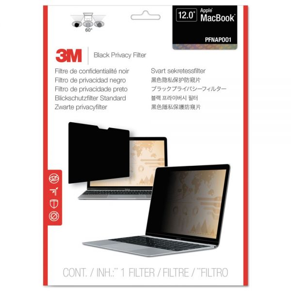 MMMPFNAP001 3M Blackout Frameless Privacy Filter for 12" Widescreen MacBook Air, 16:9