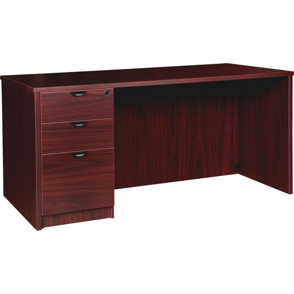 LLR79002 Lorell Prominence 79000 Series Pedestal Computer Desk