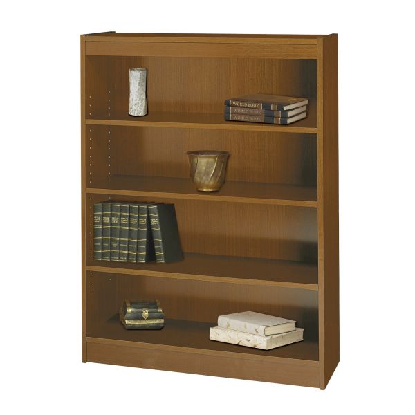 SAF1503MOC Safco Square-Edge 4-Shelf Bookcase