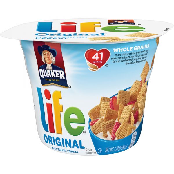 QKR31600 Quaker Oats Life Original Multigrain Cereal Bowls
