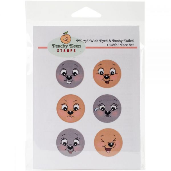 NOTM335296 Peachy Keen Stamps Clear Face Assortment 6/Pkg